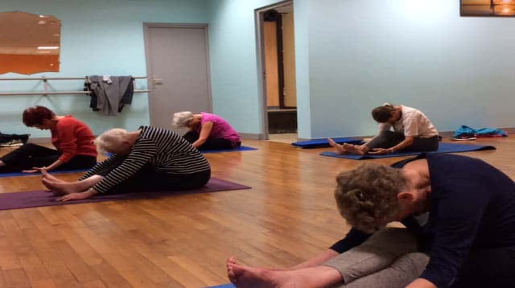 Seance de stretching postural