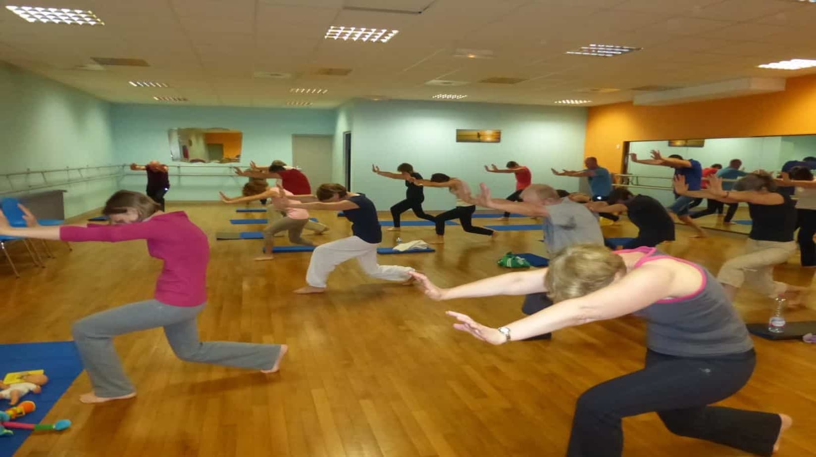 Seance de stretching postural