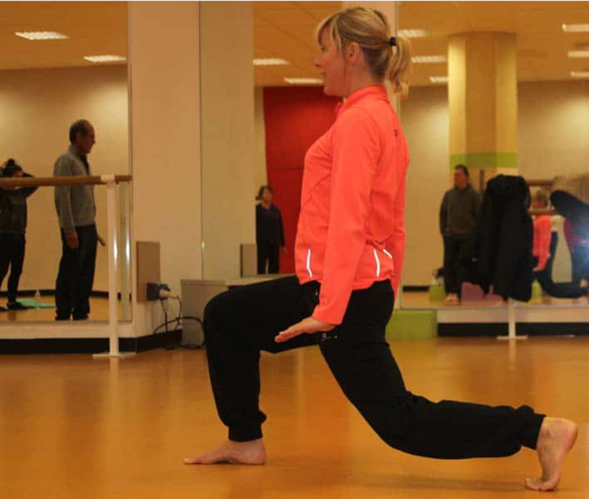 Seance de stretching postural